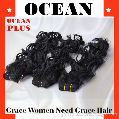 2015 fashion tangle free synthetic curly hair natural black factory price extension for sale